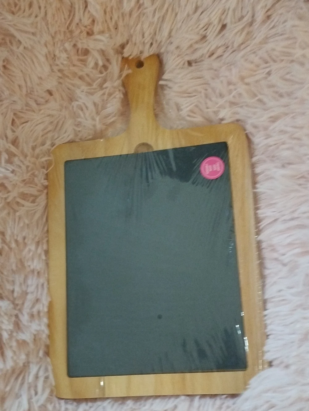 Makers Market Brown Wood Frame  with Removable Black Chalk Board Slate
